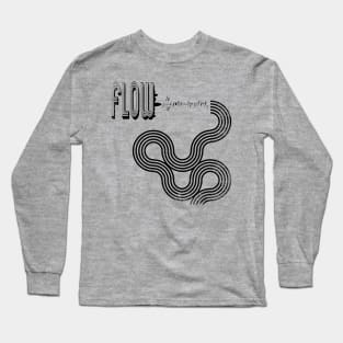 Flow Retro Grunge Style. Long Sleeve T-Shirt